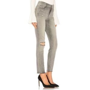 Mother HW Looker Ankle Fray Best Kept in the Shadows  Jeans Size 26